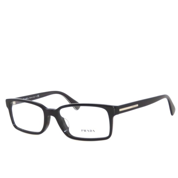 Prada 15QF 15Q 15 1AB-1O1 54 Black Eyeglasses - Picture 1 of 5